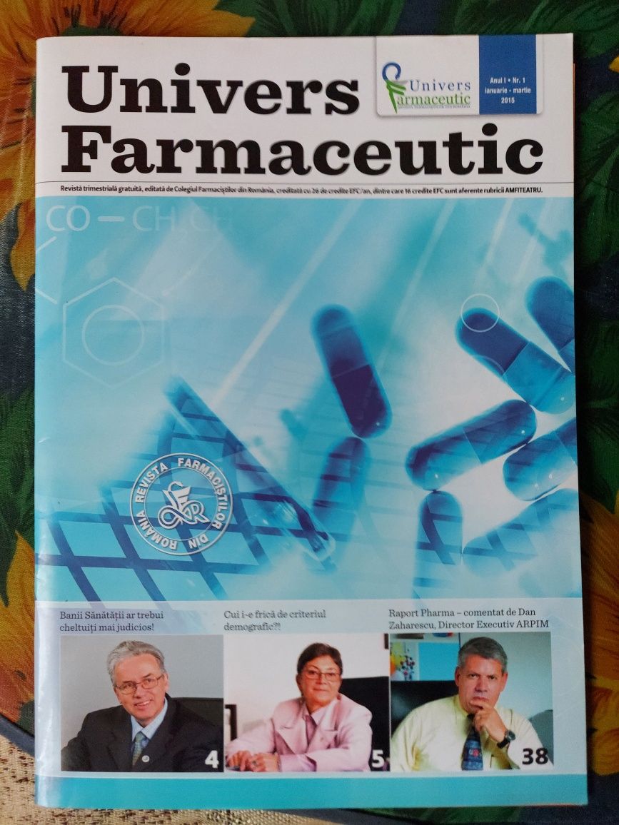 Vând reviste de farmacie