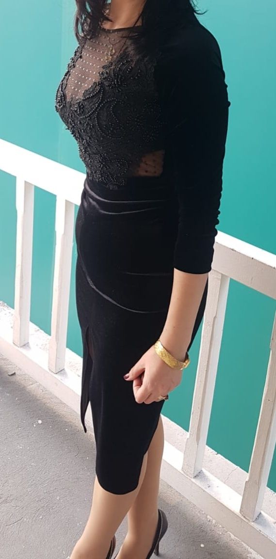 Rochie de seara din catifea