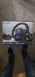 Volan gaming FlashFire Suzuka F111 negru cu albastru