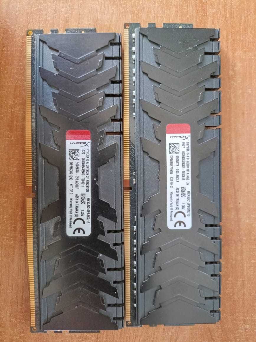 Оперативная память HyperX hx433c16pb3k2/16 на 16Гб