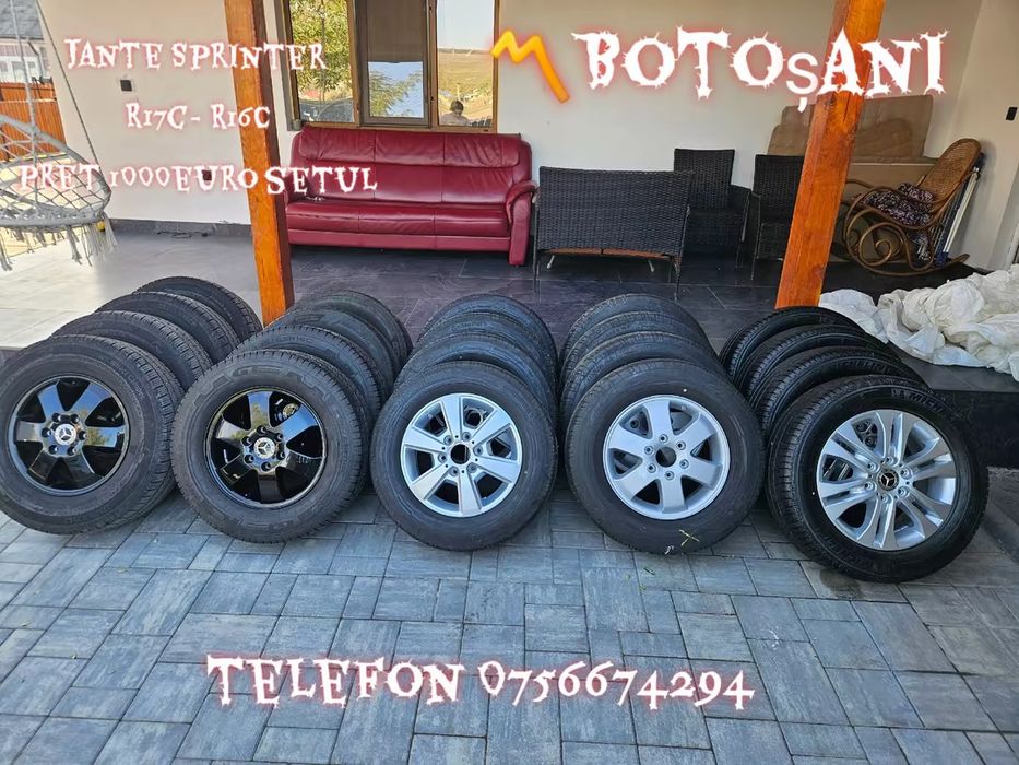 Jante Mercedes Sprinter C-uri