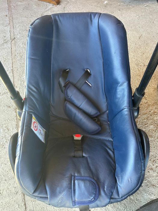 Carucior Tutek 3 in 1 din piele , calitatea I