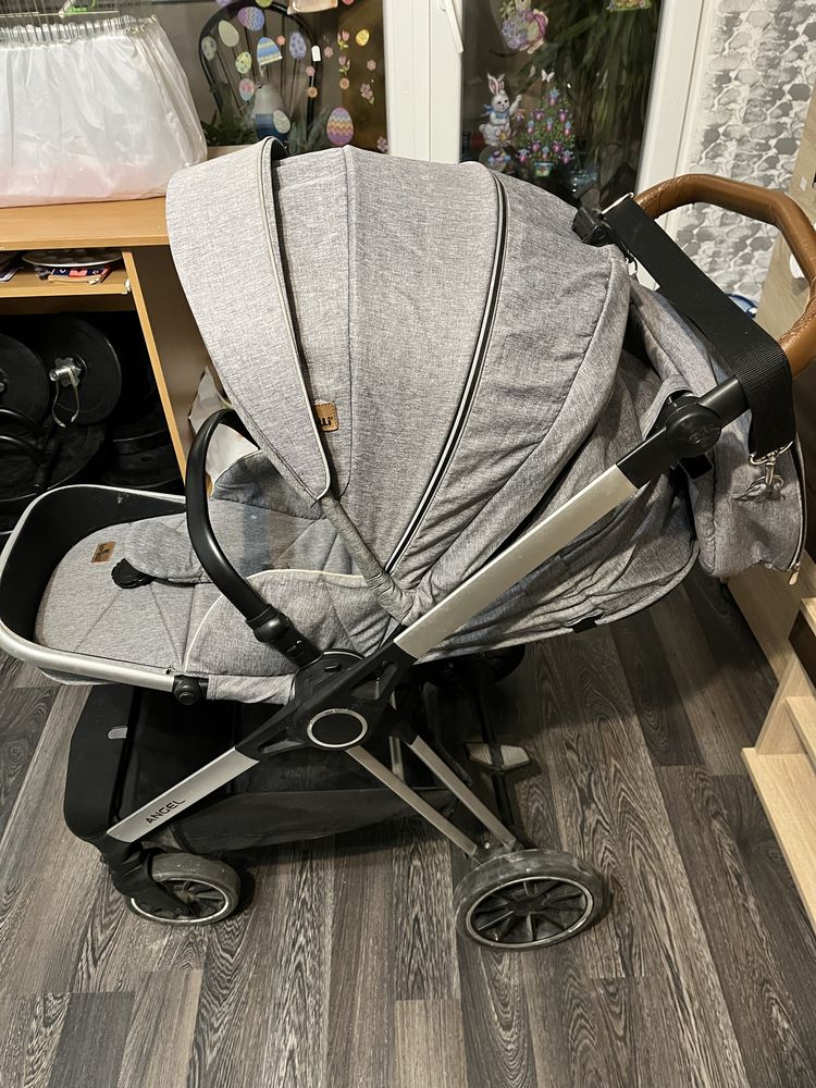 Бебешка количка Lorelli ANGEL 3в1 Beige