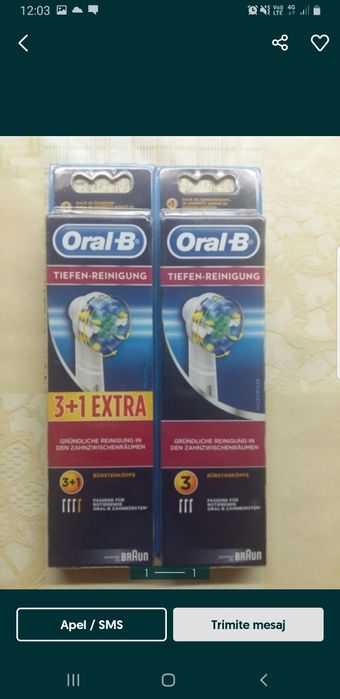 Rezerve Oral B sl Gillette