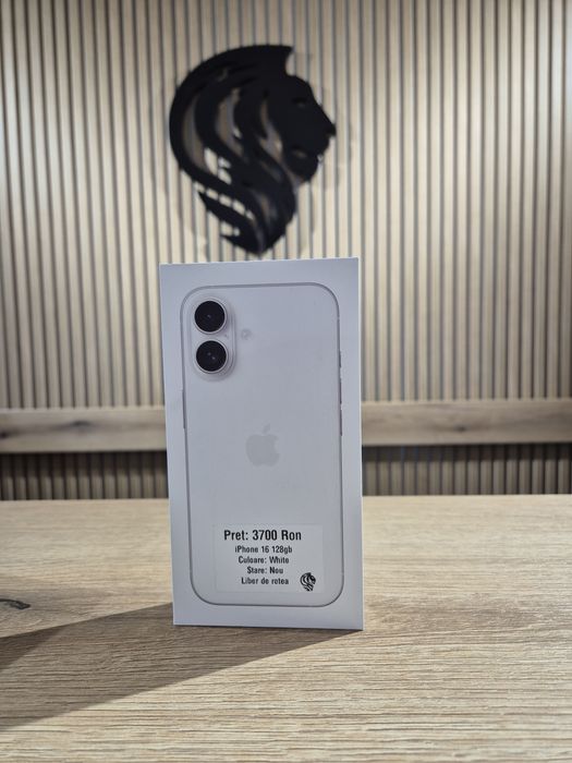 iPhone 16 128gb White Neverlocked/Fact+Garantie
