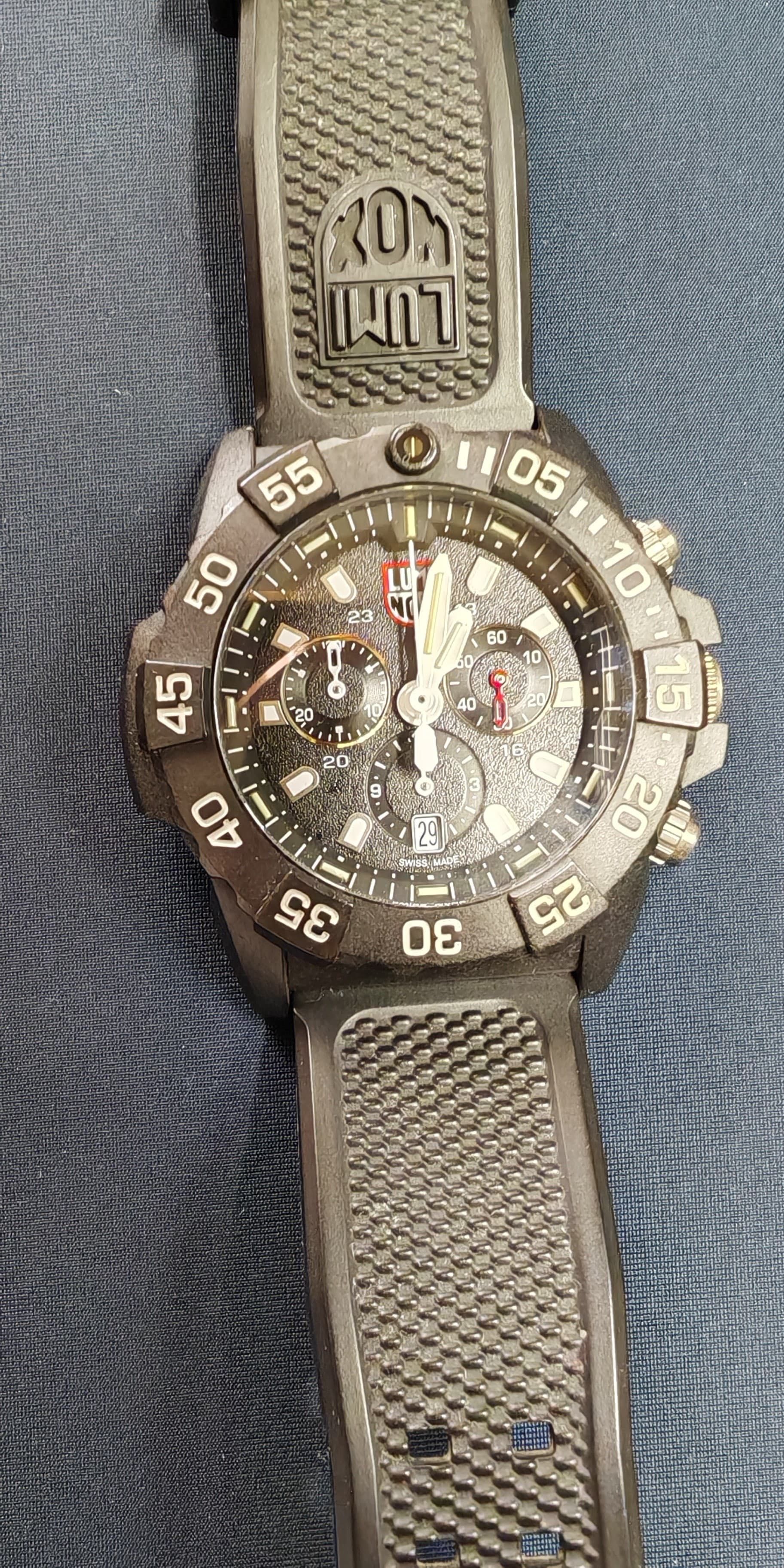 Ceas Luminox, tritiul în stare excelentă