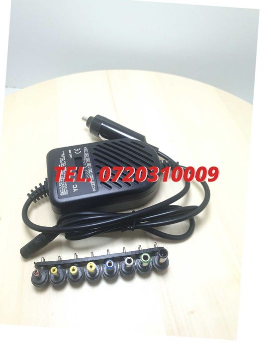 Incarcator Universal Pentru Laptop Pentru Auto Alimentare La 12v