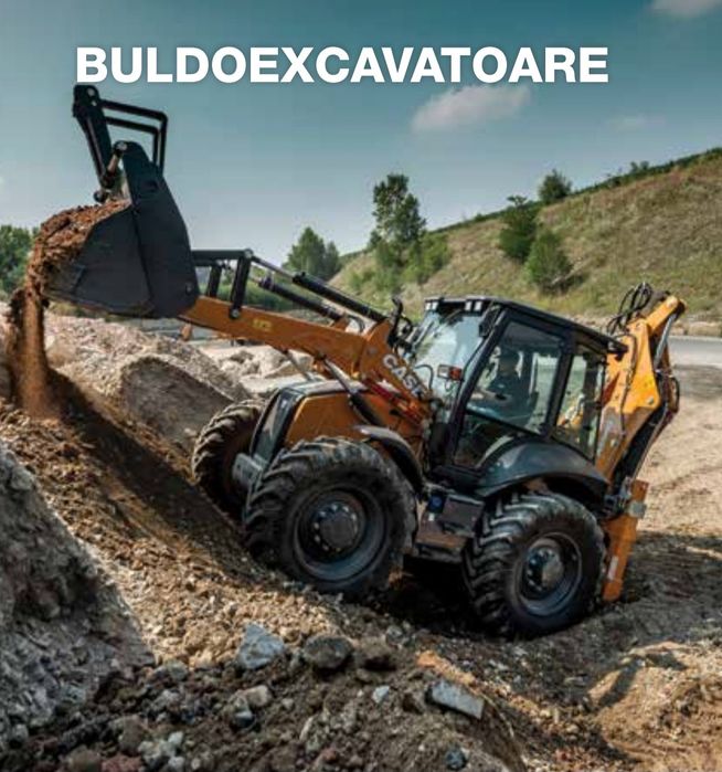 Executam lucrări cu buldoexcavator