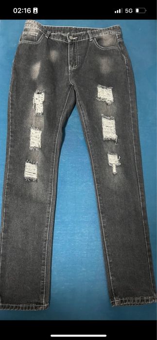 Blugi slim fit negri