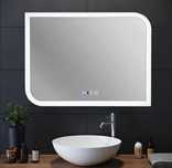 Oglinda baie cu led, termometru, ceas si sistem dezaburire