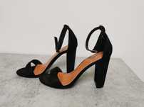 Sandale Benaza cu toc gros
