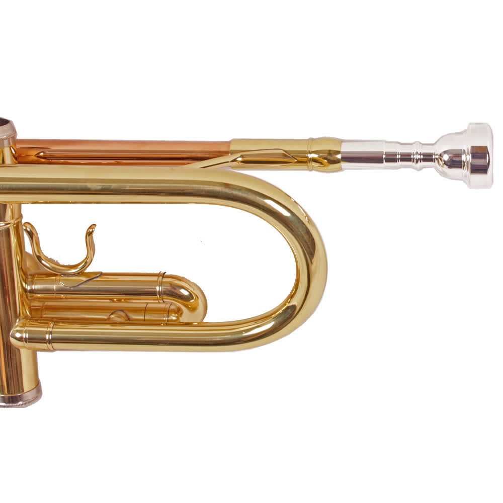 Trompeta Karl Glaser Modell 401 auriu&argintiu Bb