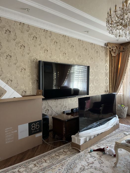 Установка телевизоров на стену и подвес настройка