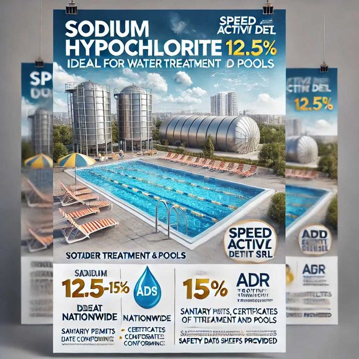 Hipoclorit de Sodiu 12.5%-15% concentrat