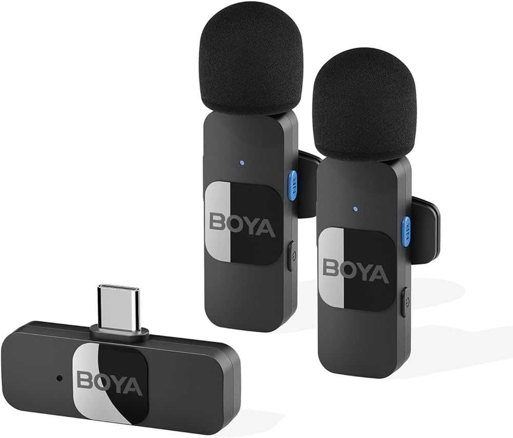 Беспроводной петличный микрофон серии BOYA BY-V серия: V1 V2 V10 V20