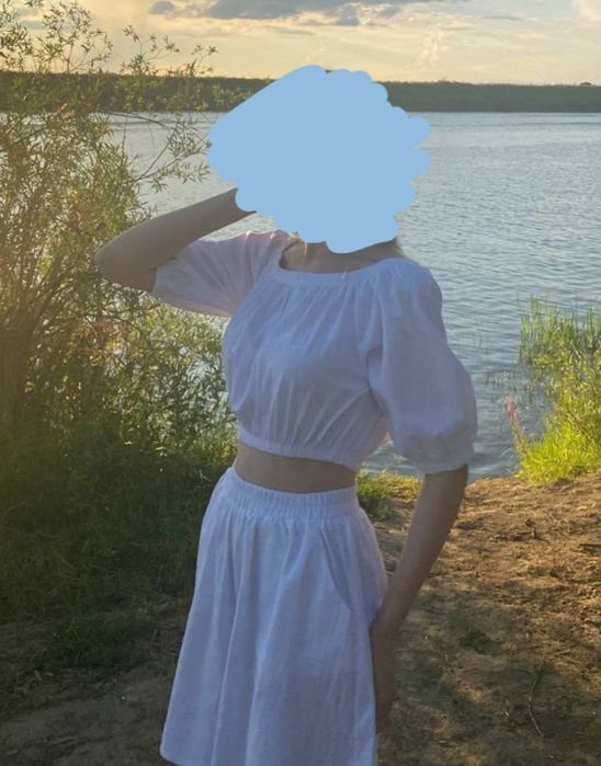 Костюм летний белый
