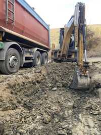 UTILAJE  DRUMURI APA CANALIZĂRI buldoexcavator excavator camioane