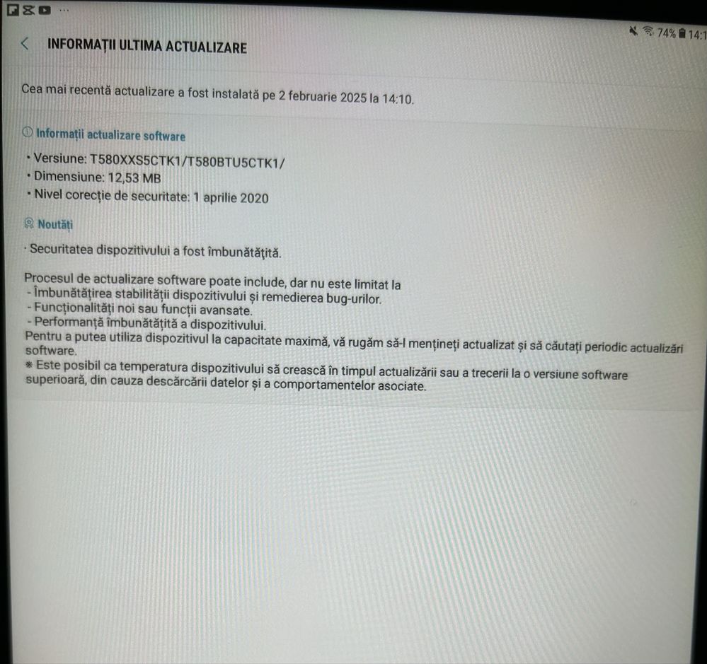 Samsung Galaxy Tab A6 2016