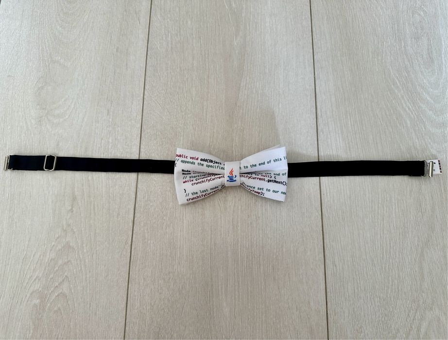 Papion tematic din bumbac pentru bărbați: Programator / Cod, Nou