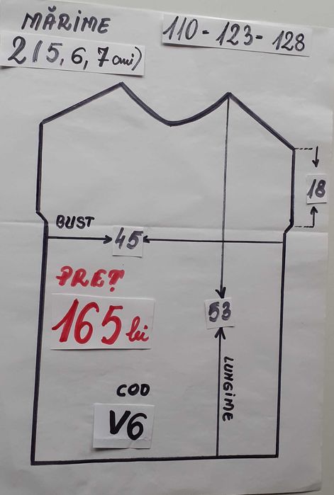 Costum vanata pentru copii