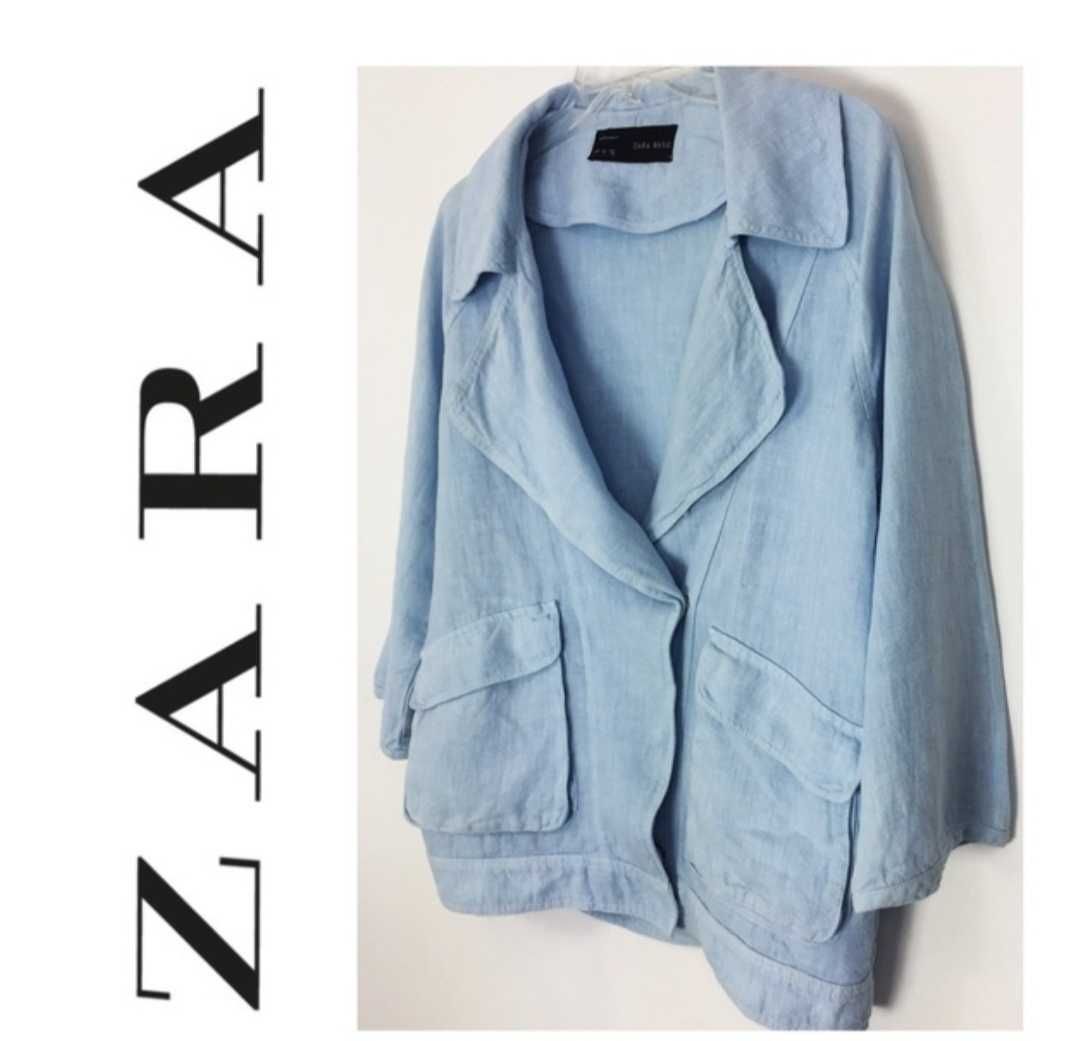 Яке Zara, 100% лен.