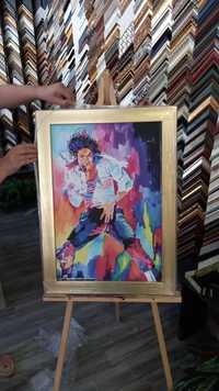 Продавам картина с поп идола Майкъл Джексън