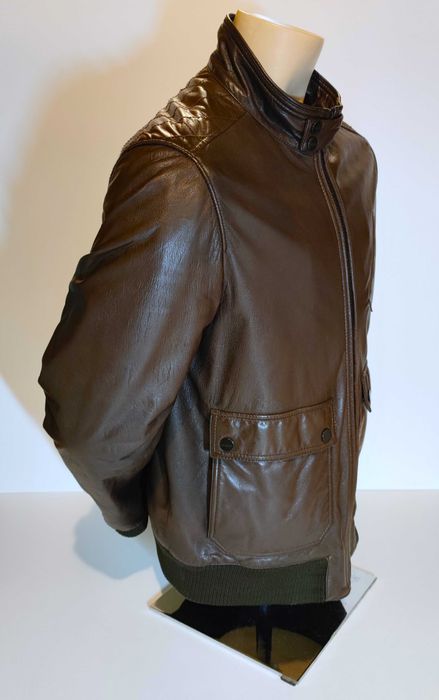 STRELLSON - Мъжко кожено яке от естествена кожа