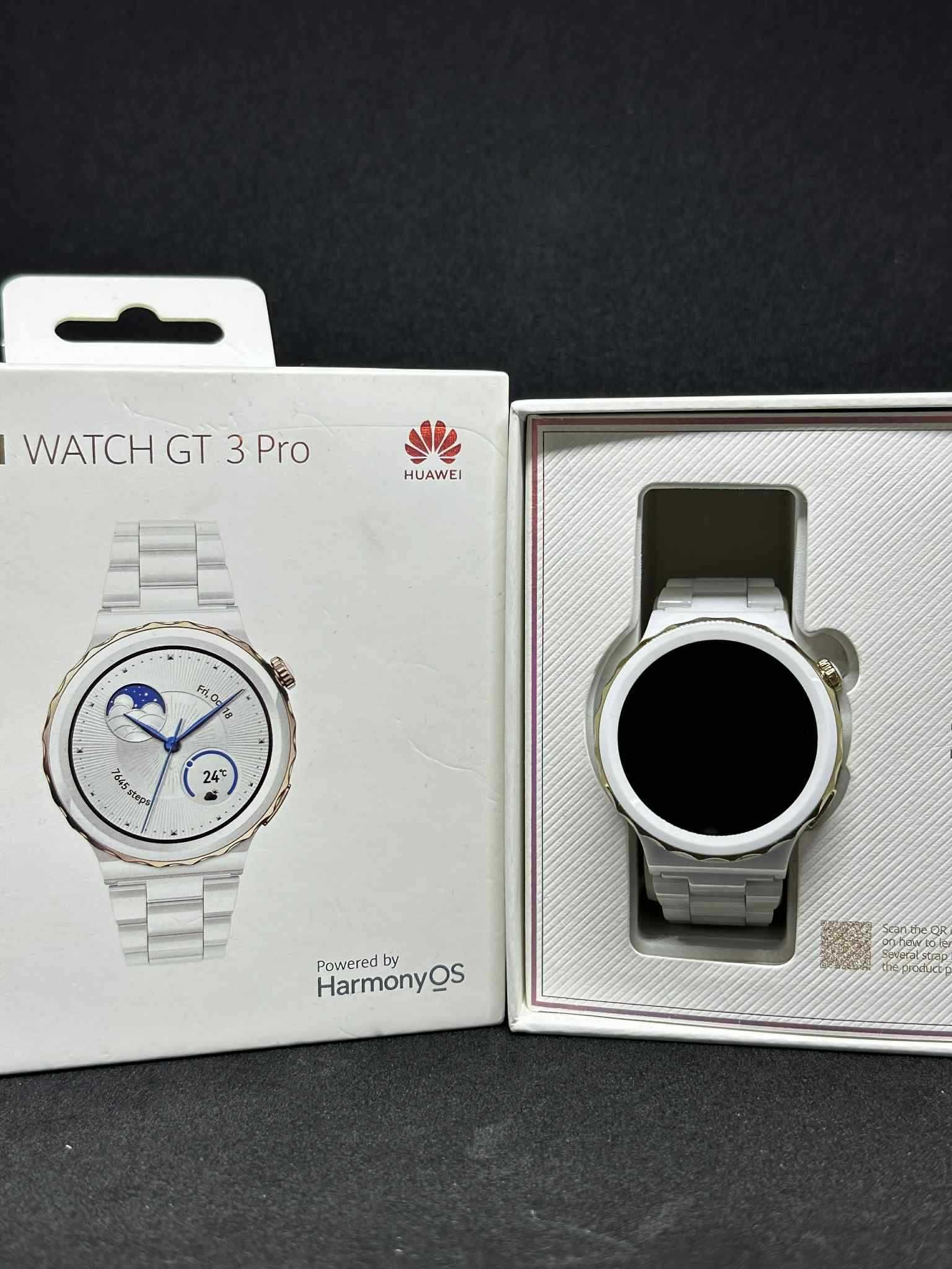 Смарт часовник Huawei Watch GT 3 Pro Ceramic / Перфектен