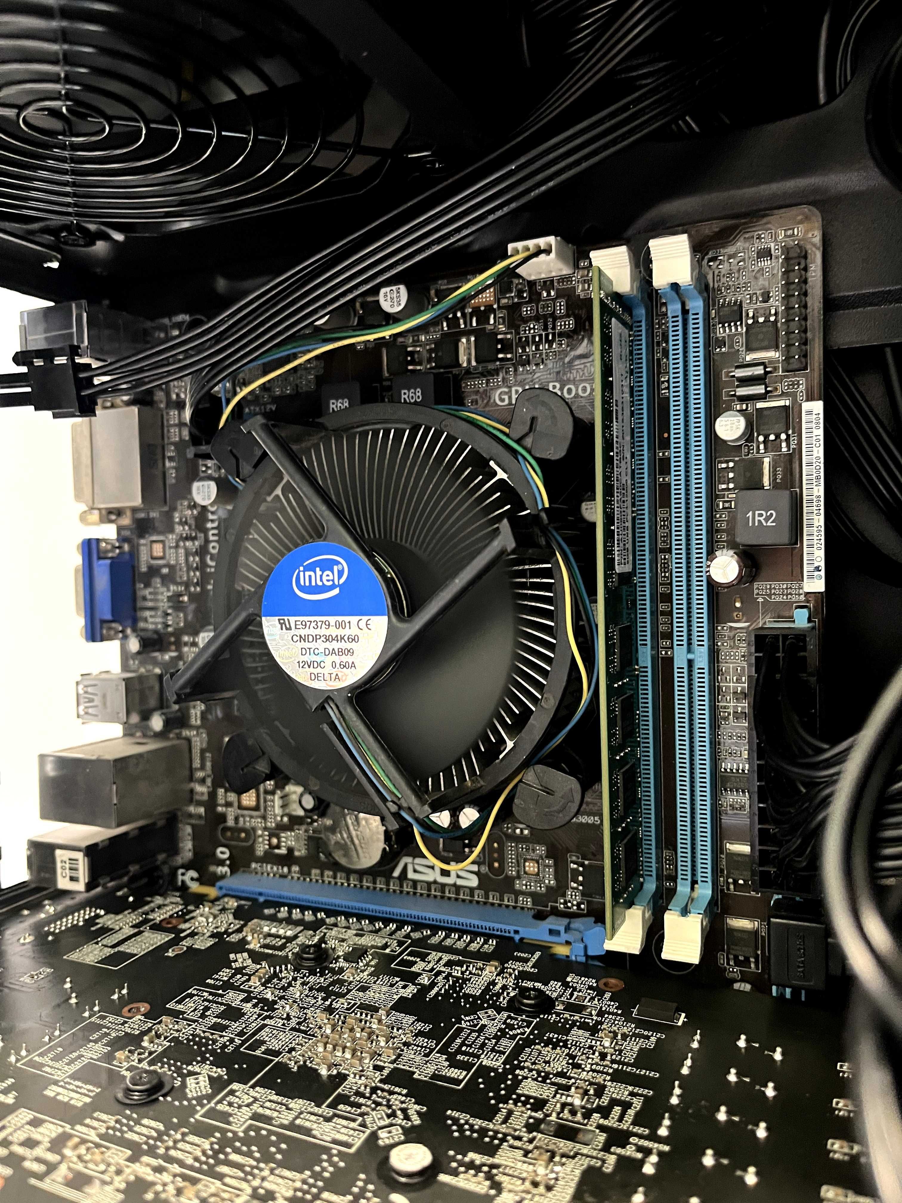 Бюджетен геймърски компютър Intel Core i5 2400, RX 580 8GB, 8GB ram