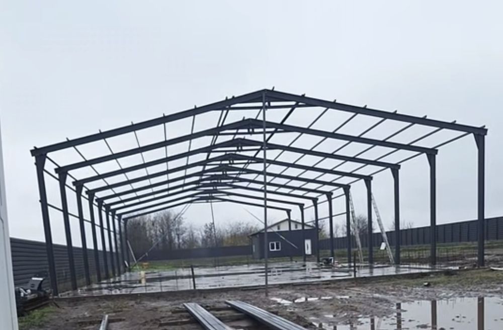 Vand structura metal din stoc 7x12x4m