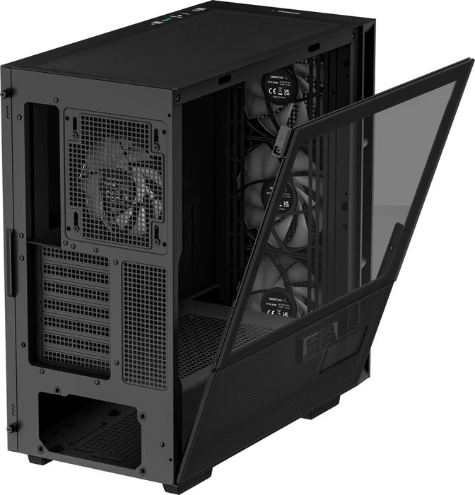 Компютърна кутия DeepCool CH560 Digital (Mid-Tower, черен, ATX)