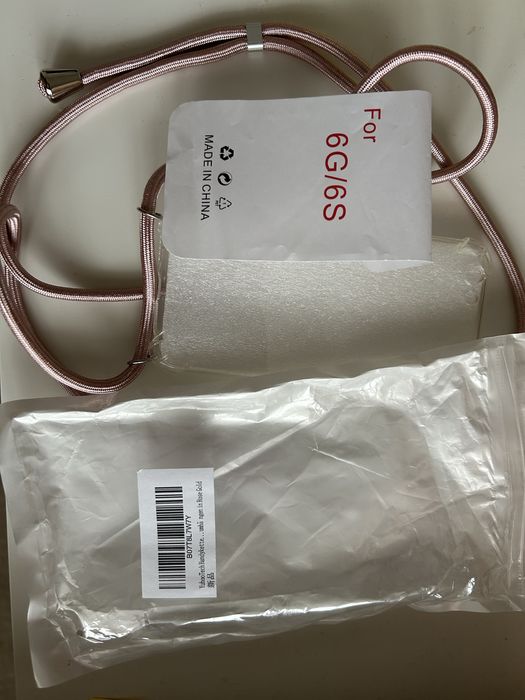 Husa Iphone 6/6S transparenta cu snur