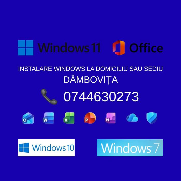 Instalare Windows Office la Domiciliu, soft diagnoza, reparatii