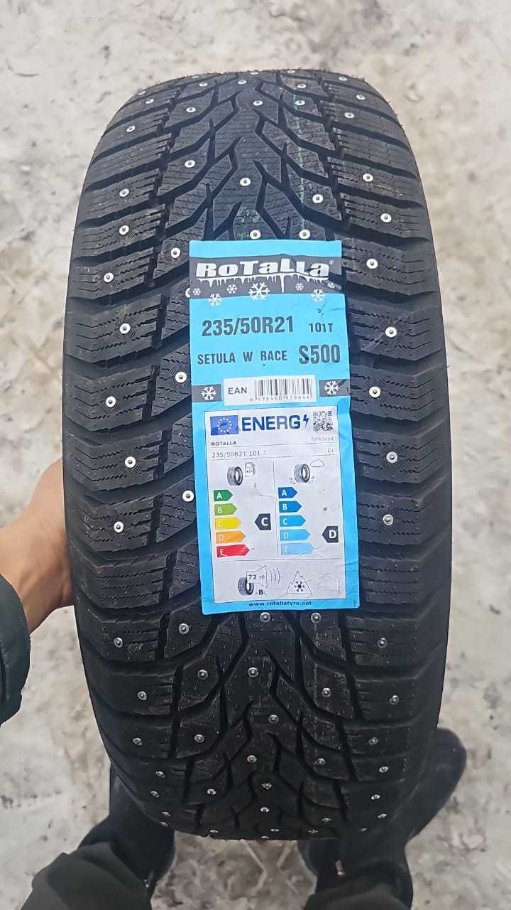 Новые зимние шины c шипами  R21 ROTALLA SETULA