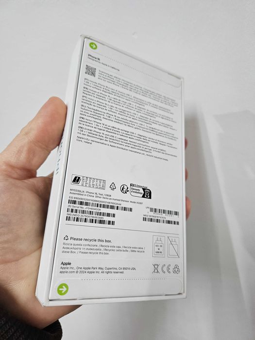 Iphone 16, 128 Gb, neverlocj, sigilat la cutie.