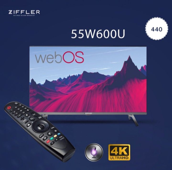 Телвизор Неw! ZIFFLER 55 smart TV 4K 2022 год 55W600U