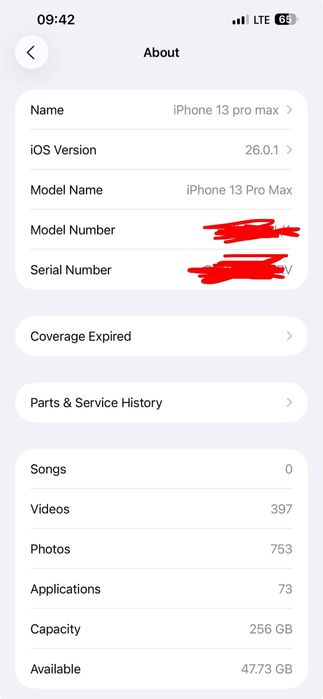 Iphone 13 pro max 256 GB