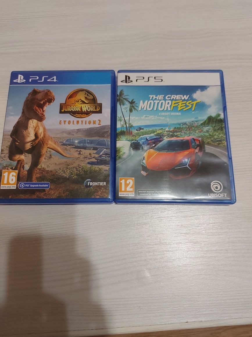 Игри Jurrasic world evolution 2 и The crew motorfest