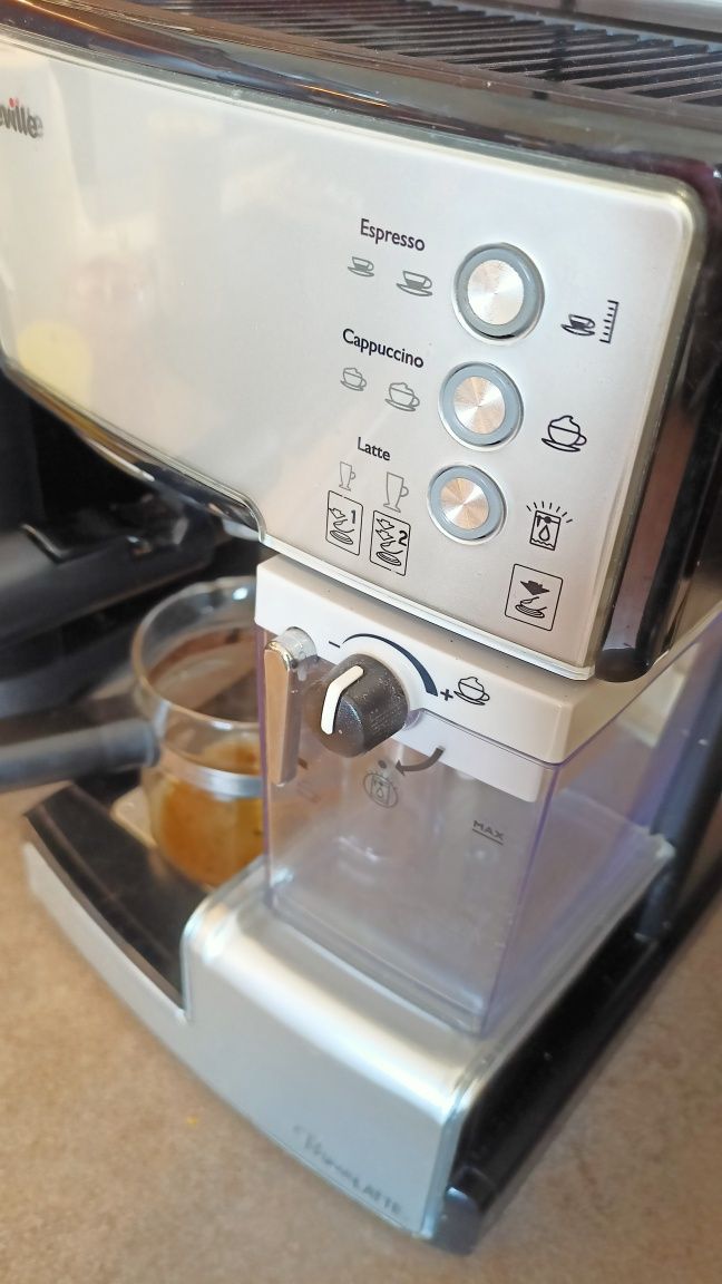 Espressor manual Breville Prima Latte VCF045X-01, 15 bari, 1.5 l, Reci