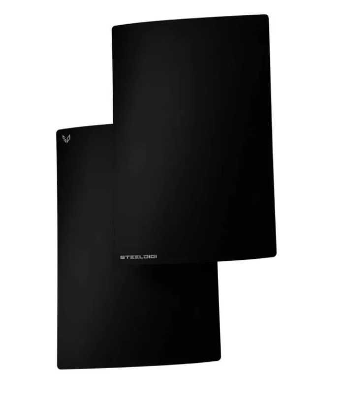Carcasa pentru PS5 Blu-Ray, SteelDigi, Azure Scalp, Negru, Plastic