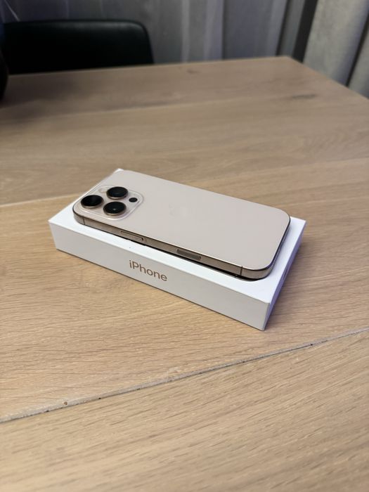 iPhone 16 Pro 256 Gb, Desert Titanium, cu garantie