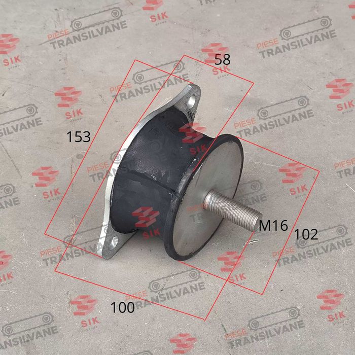 Tampon amortizor cauciuc pt compactorul Hamm HD8 HD10 HD12 HD30 etc