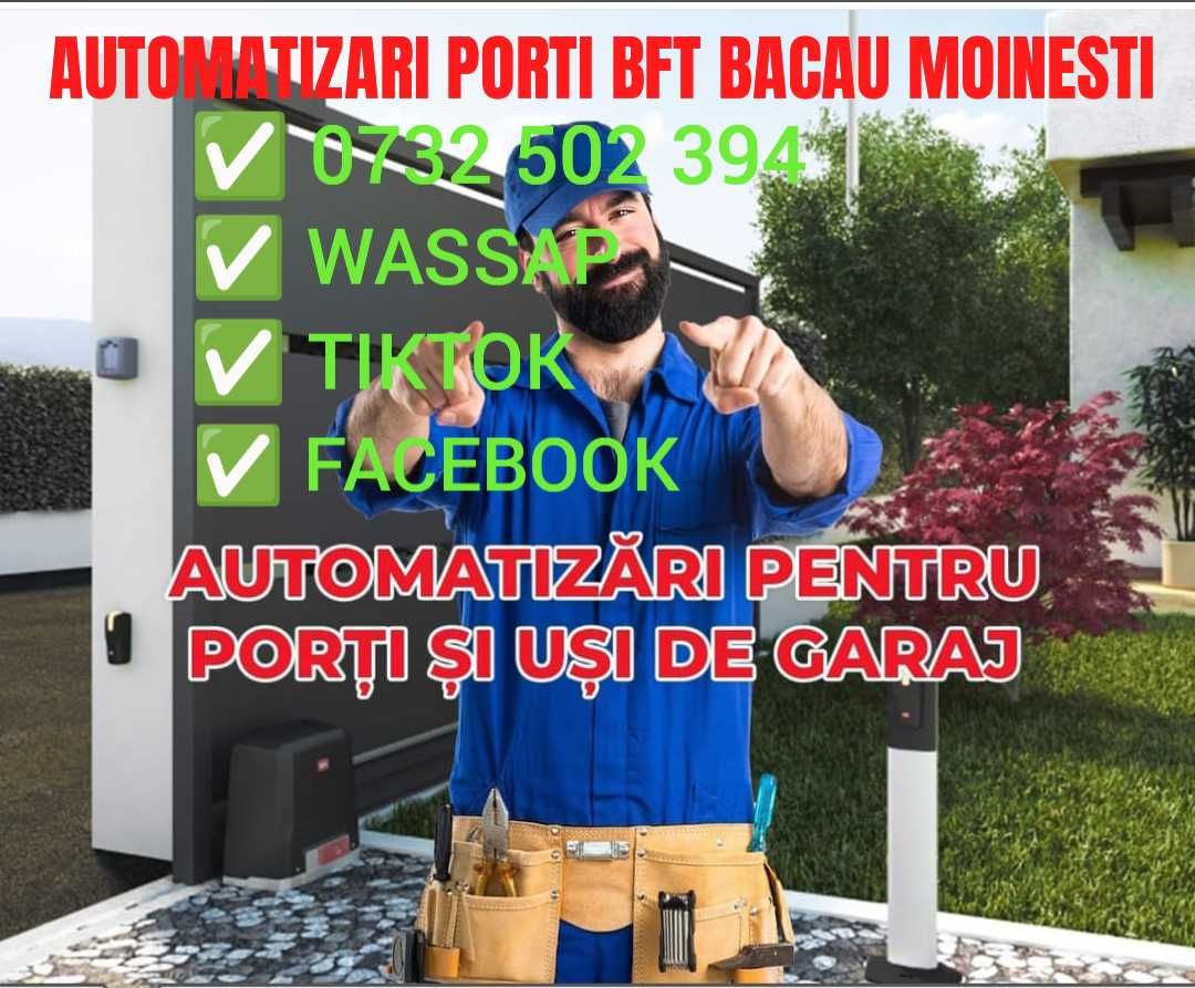 Automatizări porți culisante, batante, uși garaj