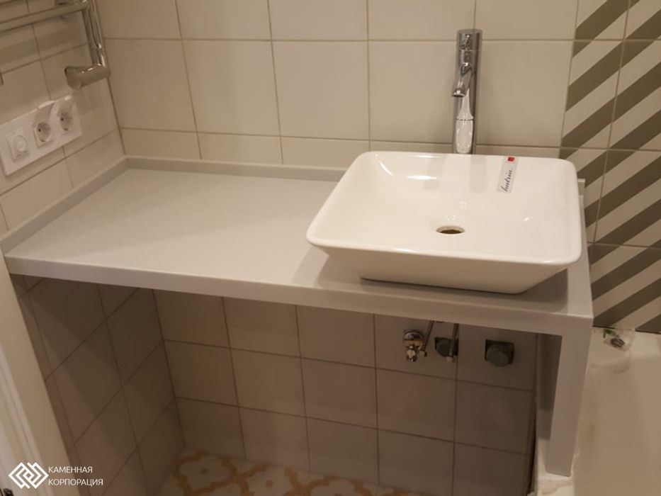 Рестоврация столешницы кварца Акрила