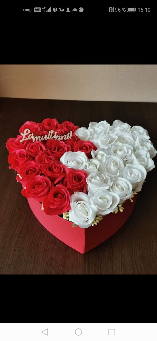 Aranjamente flori de săpun-Valentine s Day și 8 martie