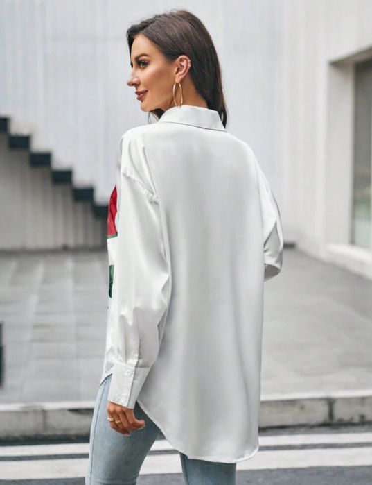 Camasa alba oversize
