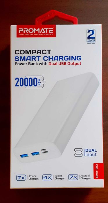 Vand Power bank 20000 mah