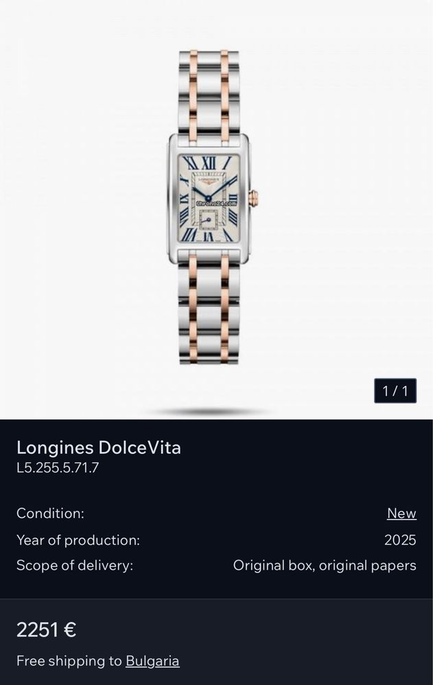 Longines Dolche Vita