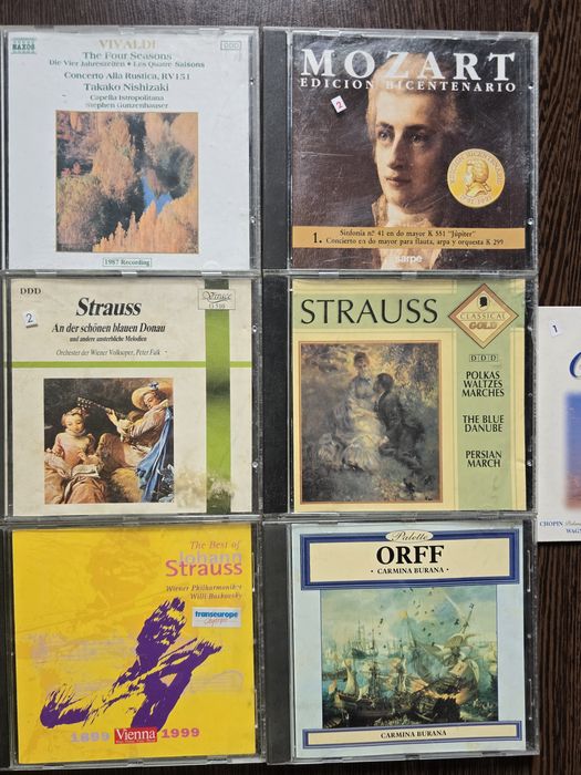 Cd muzică clasica 7 buc