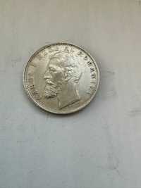 moneda Romania 1 leu 1900 Carol I argint
